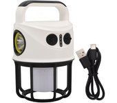 Linterna LED para acampar, luz de emergencia para exteriores, portátil, recargable, para tienda de campaña