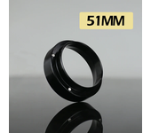 51MM  Coffee Bottomless Portafilter With 2-Cups Filter Basket For Delonghi EC680 EC685 Barista Espresso Machine Accessories Tool