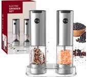 Molinillo de pimienta automático KELITONG, sensor de gravedad: Funciona con pilas secas, fácil de moler sal marina y pimienta, esencial para la cocina, molinillo eléctrico: KYMQ-43B