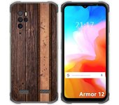 Funda Silicona para Ulefone Armor 12 5G diseño Madera 05 Dibujos