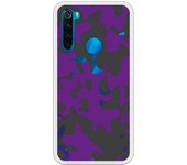 Funda compatible con Xiaomi Redmi Note 8 - Militar Rosa