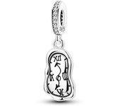 New 925 Silver Princess Life Vlog Camera Hair Clip Charms Beads Fit Pandora 925 Original Bracelets DIY Jewelry Birthday Gift