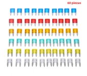 600-60pc Auto Car Truck Mini Fuse Blade 5A-30A Mixed Set Kit Auto Car Styling Car Truck Mini Fuse Mixed Set Kit Car  Accessories