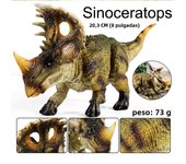 Sinoceratops Dinosaur Toy,  Cool Plastic Dinosaur Animal Figures, Birthday Cake Toppers, Party Favors, for Kids 3-12 Years Old