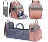 Bolsa de almacenamiento de Doble Capa para Mamá con cambiadores, juguetes, mochila de viaje para pantalones Bolso de Piel sintética para Madre de Bebe, 15,5x12,5x7,5 pulgadas, cochecito de Bebe (Negro)