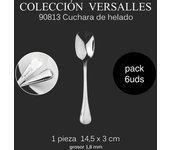 Maxia Market - Cubiertos accesorios para cocina, cuchillo para carne, fruta, de mesa, pescado, cuchara de postre, sopa, tenedor, espatula para tarta, acero inoxidable INOX - Colección VERSALLES