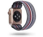 Scrunchie Strap for Apple watch band 40mm 44mm 42mm 45mm 41mm 49mm Elastic solo loop bracelet iWatch series 3 se 6 7 8 9 ultra 2