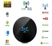 Adaptador inalámbrico WiFi HDMI Dongle  G6 Transmisión  inalámbrica a TV ,proyector desde su teléfono inteligente Comparta la pantalla del teléfono -2,4g y 5g compatible con Android Netflix, Youtube, protocolo de Google