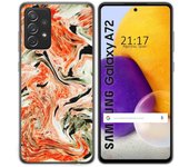 Tumundosmartphone Funda Gel Tpu para Samsung Galaxy A72 diseño Mármol 12 Dibujos