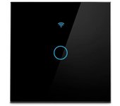 Tuya WiFi Smart Switch EU Light Wall Touch Switch Work with Alexa Google Home No Neutral Wire 433RF Remote Sensor 1/2/3 Gang