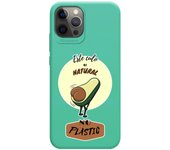 Tumundosmartphone Funda Silicona Líquida Verde para Iphone 12 Pro Max (6.7) diseño Culo Natural Dibujos
