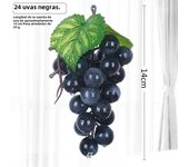 ​Artificial Frosted Grape Bunch Realistic Feeling Perfect Home Decoration Photography Props Vine Winding Makes Life More Colorfu