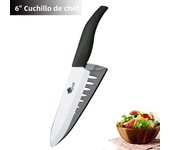 Ceramic Knife 3 4 5 inch + 6 inch Kitchen Knives Serrated Bread White Blade Fruit Chef Knife Vege Cook Tool