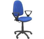 Piqueras Y Crespo Silla Algarra Ergonómica BALI Azul con Brazos Fijos