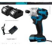 Llave de Impacto Inalámbrica Profesional - 500Nm de Torque, Batería Li-Ion1500AH - Ideal para Talleres Mecánicos y Reparación de Coches