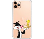 Funda original compatible con iPhone 11 Pro Max con un diseño de Sylvestre y Piolin Bocata