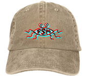 FSM DJ Style Flying Spaghetti Monster Outfits Men Women Baseball Cap Distressed Denim Hats Cap Vintage Outdoor Cap
