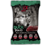 Alpha Spirit Snack Perro Sabor Pato 24x50gr  (1,2Kg) Snacks naturales perro Snacks 100% naturales perro Snacks para perro