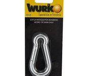 Mosqueton bombero 11x120mm acero  blister