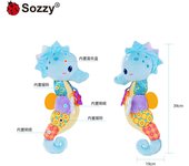 Rompecabezas relajante para bebé recién nacido Sozzy de 0 a 1 años, muñeco de peluche musical, coche, cama colgante, carrito colgante, juguete colgante