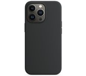 Funda de silicona negra mate para iPhone 13 Pro Max
