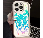 Phone Case for Samsung A55 35 25 54 34 24 73 53 33 23 71 51 31 21 50 72 52 32 22 14 13 12 Shiny Butterfly Soft TPU Cover
