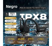 POLVCDG  Bone conduction open headphones Golf Earphones 32GB Memory IPX8 Waterproof Silicone Swimming Earphones X13