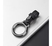 Small Key Rings Multifunctional Keychain New Zinc Alloy Outdoor Tool Waist Belt Buckle Carabiner Leather Keychain