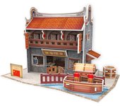 DAM. Puzle 3D WORLD STYLE CHINA Restuarante tradicional 17x11x10cm.