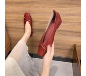 Woman Elegant Square Toe Low Heeled Female Mary Janes Korean Version black Barefoot Flats Ballerina Fetish Soft Soled Flat Shoes