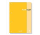 Pacsa - RECAMBIO XBLOCK DIN A4 TAPA CARTÓN 4 TALADROS 80 HOJAS PAPEL 90GRS. CUADRICULA 5X5 + GRECA COLOR AMARILLO PACSA 21162 21162