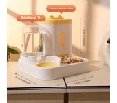 Hot cat bowl Pet food set Dog dog Cat Standing rabbit ear feeder Water feeder Pet food set pet supplies