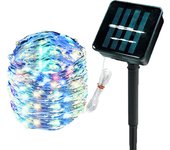 Navidad 2024 Solar Powered Copper Wire Led String Lights Fairy Garland Christmas Tree Decorations for Home Wedding Party Decor