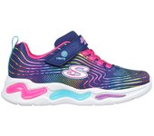 Skechers 302338L_NVMT Zapatillas deportivas para niña azul marino en sintético 81687