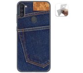 Tumundosmartphone Funda Gel Tpu para Samsung Galaxy A11 / M11 diseño Vaquero Dibujos