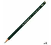 Lápiz Faber-Castell 9000 Ecológico Hexagonal 2B (12 Unidades)