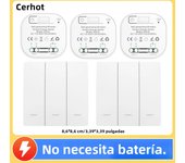 Cerhot RF433 Wireless Switch Self Powered Without Battery 100m Remote Control Wall Light Switch Household Waterproof Switch