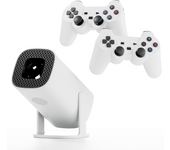 P30MAX Android 11 Gaming Projector 64GB TF Card Wireless Gaming Controller Dual WIFI 1280*720P Home Theater Portable Projector