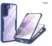 3IN1 360° Full Protecting Case for Samsung Galaxy S25 S24 Ultra S23 Plus FE A56 A36 A16/06/55/35/25/15/05/S Transparent HD Cover
