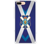 Funda original compatible con iPhone 7 Plus - Club Deportivo Tenerife Escudo 2 Equipación - TPU MATE