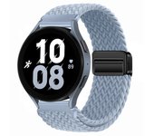 20mm 22mm Magnetic Bracelet for Samsung Galaxy Watch 7/6/Classic/5/4/3 Braided Loop Nylon Strap for Huawei Watch 4/3/GT 5 4 Band