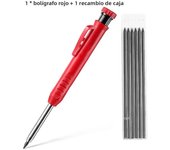 Solid Carpenter Pencil Set Mechanical Pencil 3 Colors Refill Carpentry Marking Scriber Construction Tools Woodworking Tools