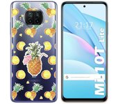 Tumundosmartphone Funda Gel Transparente para Xiaomi Mi 10T Lite diseño Piña Dibujos