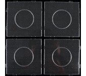 4pcs Hama Beads Pegboards 15cm Beads Template for Making Iron Bead Boards Creative Handmade Craft Toy Gift Pixel Puzzle Pegboard