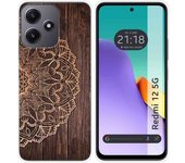 Funda Silicona para Xiaomi Redmi 12 5G diseño Madera 06 Dibujos