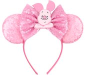 Newest Disney Mickey Mouse Ears Headband Kid Adult Festival Party Sequins 5" Bow Headband Women Baby Girl Party Hair Accessories