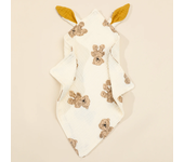 Newborn Baby Rabbit Cotton Muslin Comforter Sleeping Dolls Blanket Soft Soothe Appease Towel for Baby Bibs Burp Cloths Infant