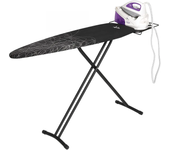 Tabla de planchar Jata TP520 COMPACT | Tabla negra | Medidas de 123 x 40 cm
