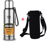 UPORS Large Capacity Stainless Steel Thermos Portable Vacuum Flask Insulated Tumbler with Rope Thermo Bottle 500/700/1000/1500ml