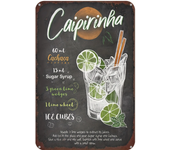 Cocktail Recipes Vintage Tin Sign White Russian Martini Cosmopolitan Cocktail Retro Plaque Sign For Bar Pub Home Wall Art Decor